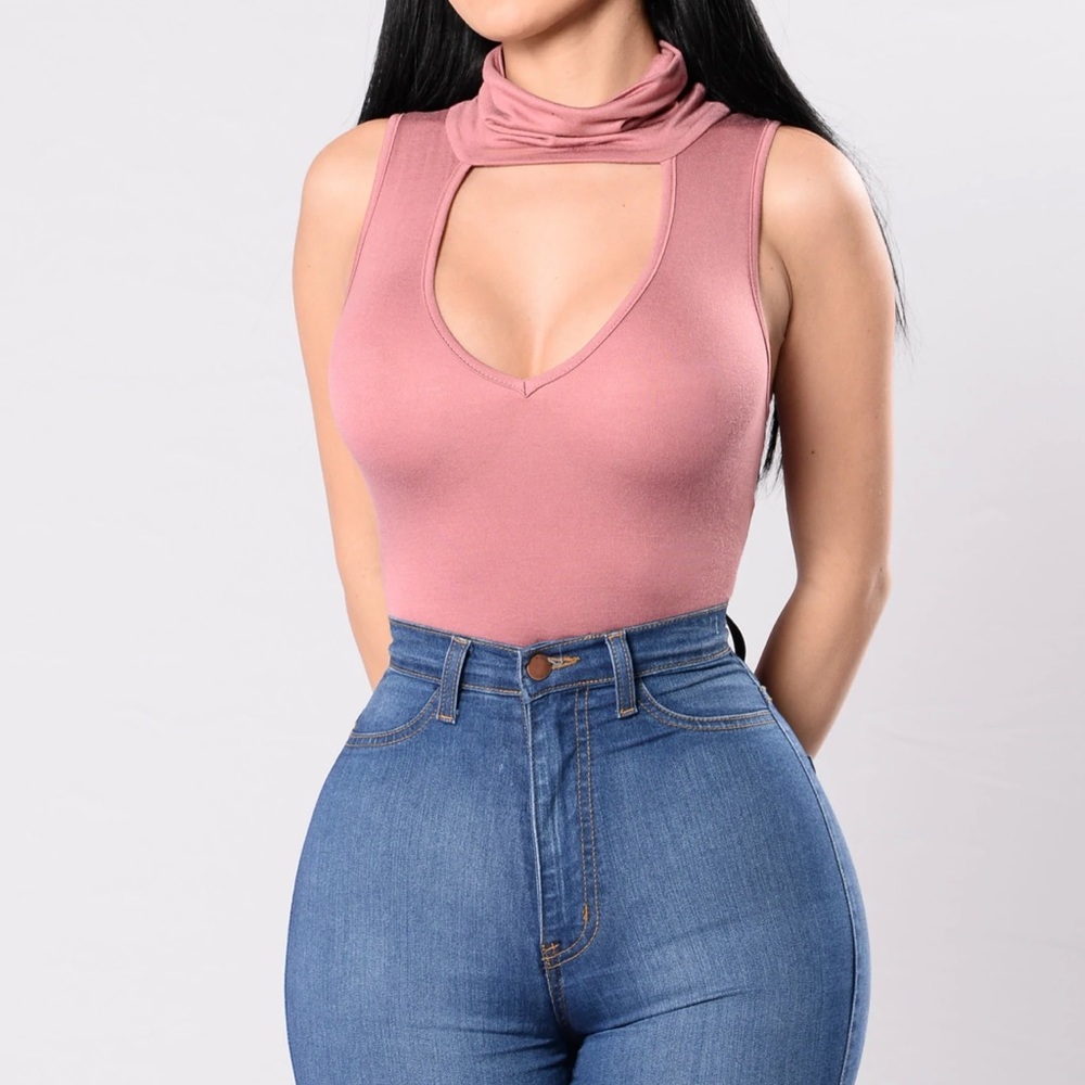 Bipolar Bodysuit - Mauve - Small